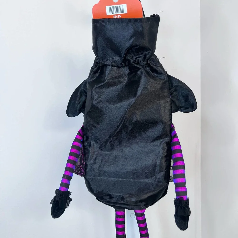 Pier 1 Imports Scary Black Cat Wine Bottle Travel Carrier